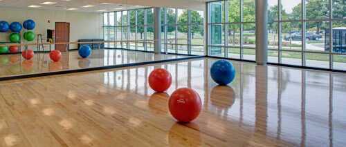 Yoga balls in the HPAC